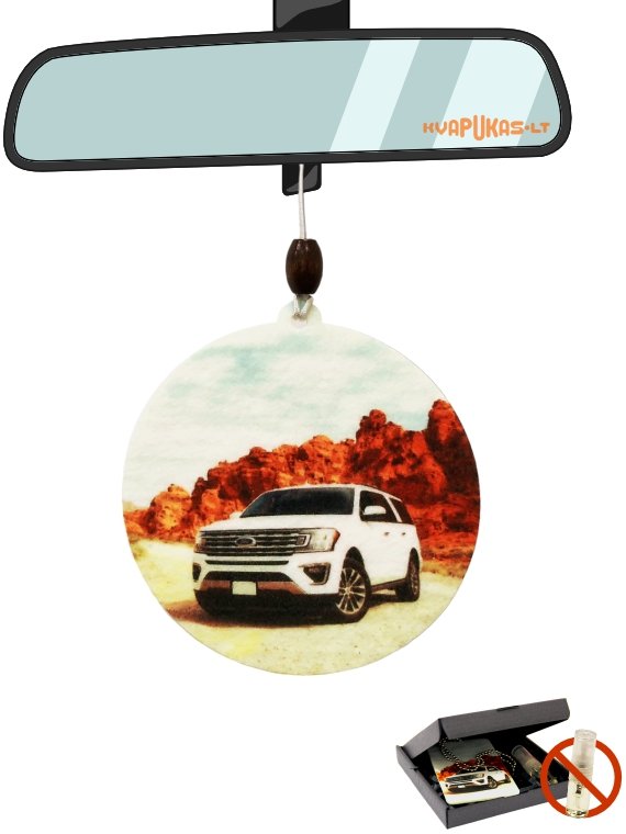 Automobilio kvapukas su nuotrauka