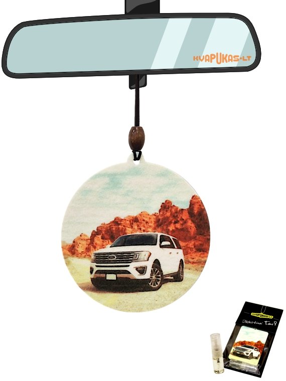 Automobilio kvapukas su nuotrauka