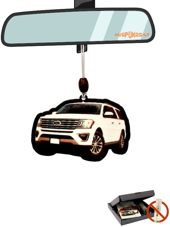 Automobilio kvapukas su nuotrauka