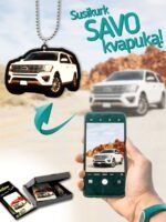 Automobilio kvapukas su nuotrauka