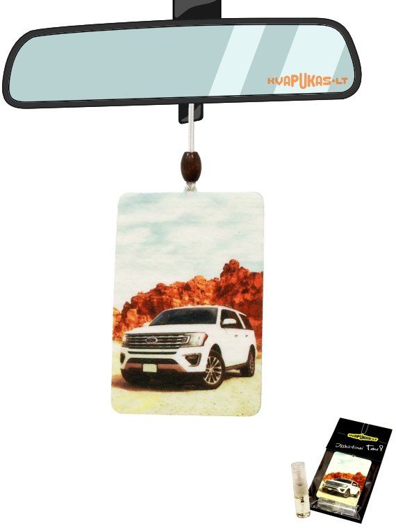 Automobilio kvapukas su nuotrauka