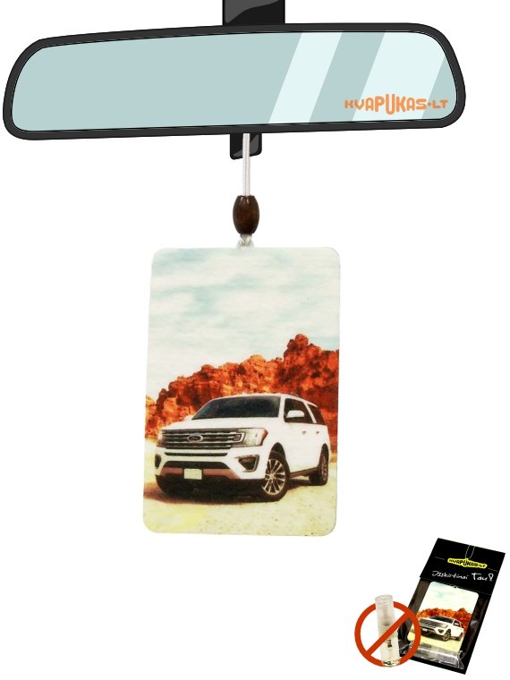 Automobilio kvapukas su nuotrauka